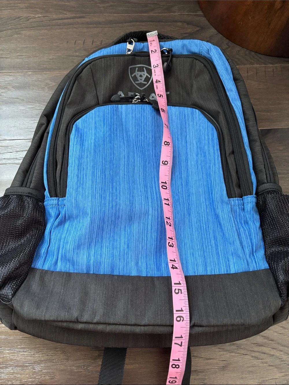 Ariat Logo Backpack,3 zipper compartments,organization slots,bottle holders
